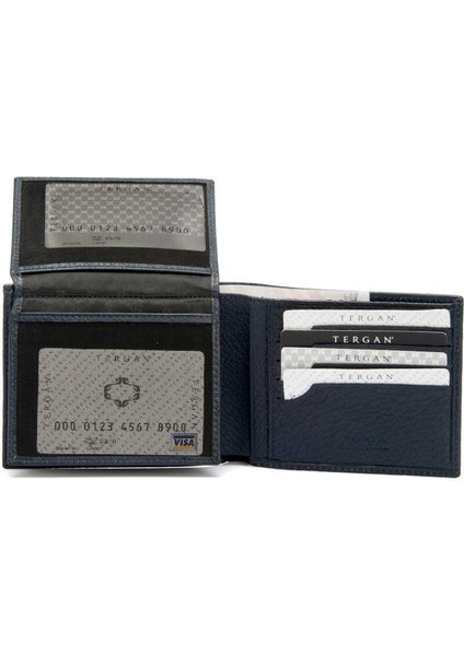 Lacivert Hakiki Deri Erkek Cüzdan - S1CE00001468-A38