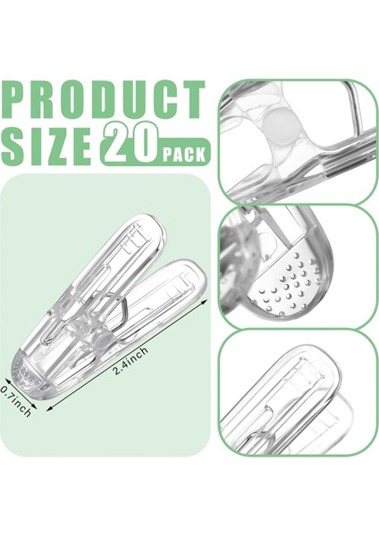 20 Adet Balon Kemeri Klipsleri Plastik Şeffaf Yaylı Kelepçeler 2,4 Inç Klips Balon Kemeri Kiti Doğum Günü Dekorasyonu El Sanatları Için (Yurt Dışından) fiyatları