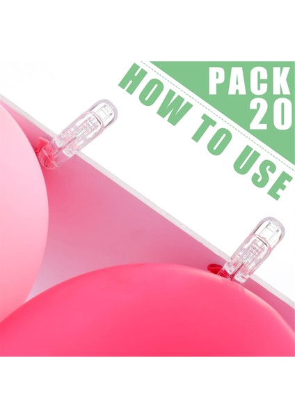 20 Adet Balon Kemeri Klipsleri Plastik Şeffaf Yaylı Kelepçeler 2,4 Inç Klips Balon Kemeri Kiti Doğum Günü Dekorasyonu El Sanatları Için (Yurt Dışından) modelleri