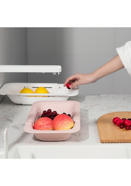 Mutfak Uzatılabilir Süzgeç Meyve Erişte Makarna Yemek Süzgeç Sepeti Yerden Tasarruf Sağlayan Taşınabilir Süzgeç Lavabo Üstü Gri (Yurt Dışından) modelleri