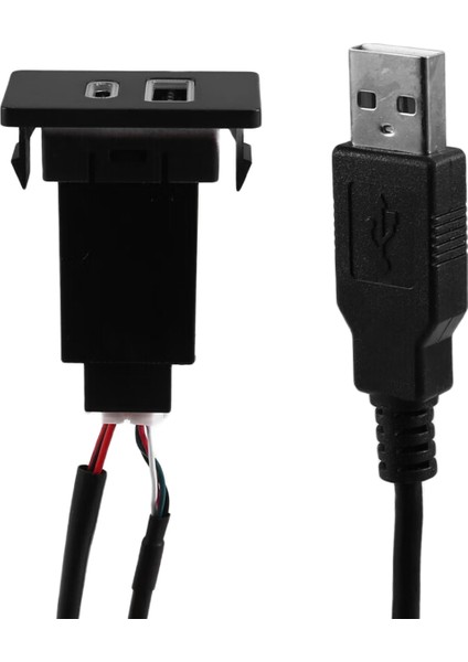 Toyota Corolla Için Araç Şarj Cihazı USB Tip-C Şarj Cihazı Hızlı Şarj Soketi Giriş Adaptörü Ses Radyo U-Disk Flaş Soketi (Yurt Dışından) fiyatları
