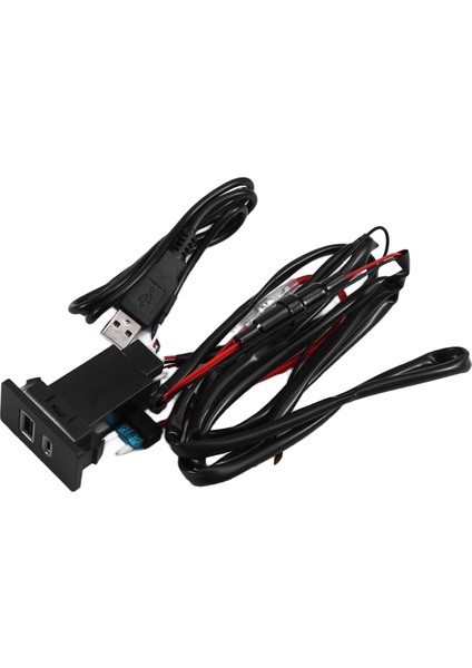 Toyota Corolla Için Araç Şarj Cihazı USB Tip-C Şarj Cihazı Hızlı Şarj Soketi Giriş Adaptörü Ses Radyo U-Disk Flaş Soketi (Yurt Dışından) modelleri