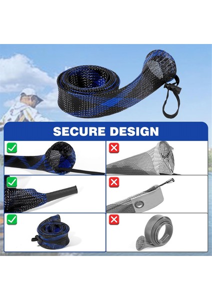 Olta Kamışı Kılıfı Olta Kamışı Kılıfı, Deniz Olta Kamışı - Örgülü File Olta Koruyucu Olta Kamışı Çorabı (Yurt Dışından) indirimleri