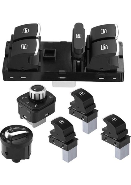 5nd 959 565A 5nd 959 857 5ND941431B 6 Adet Vw Golf Mk5 6 Jetta Mk5 Passat B6 Tiguan Için Pencere Aynası Far Anahtarı Seti (Yurt Dışından) fiyatları