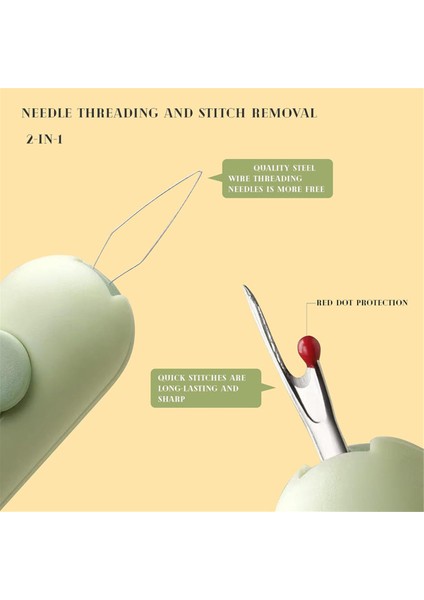 2'si 1 Arada Otomatik Iğne Geçirici Dikiş Sökücü, El Dikişi ve Nakış Için Iğne Geçiriciler, Hızlı Iğne Geçirme Aracı (Yurt Dışından) fiyatları