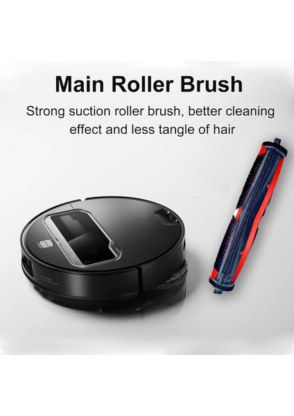 Roborock Saros Z70/G30 Uzay Süpürgesi Yedek Parçaları Için 2 Adet Karışmayı Önleyici Rulo Fırça, Karışmayı Önleyici Ana Fırça (Yurt Dışından) modelleri