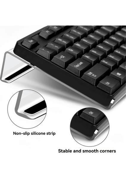 Akrilik Klavye Standı, Gelişmiş Yazma Deneyimi Için Şeffaf Ergonomik Eğimli Yükseltici - Masaüstü Dizüstü Bilgisayar Klavye Ayak Kaldırıcı A (Yurt Dışından) modelleri