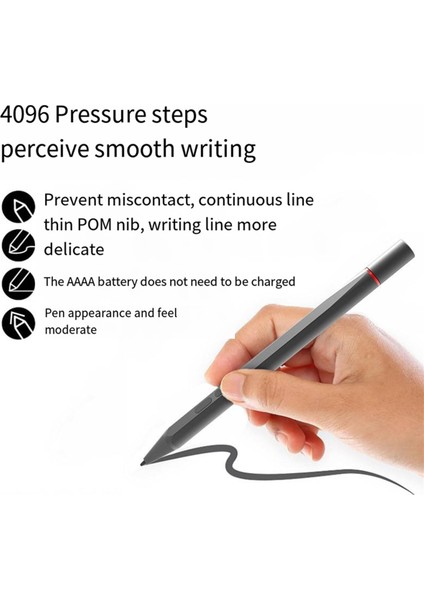 Yeni Usı2.0 Kalem 4096 Seviye Basınçlı Duet 3 5/713/714 Tablet Kapasitif Kalem Çok Fonksiyonlu Kalem B (Yurt Dışından) modelleri