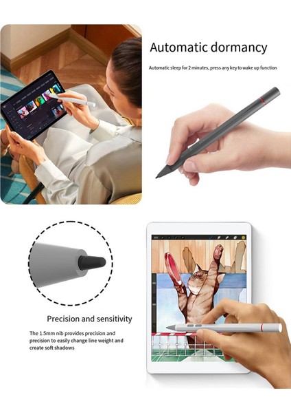 Yeni Usı2.0 Kalem 4096 Seviye Basınçlı Duet 3 5/713/714 Tablet Kapasitif Kalem Çok Fonksiyonlu Kalem B (Yurt Dışından) indirimleri