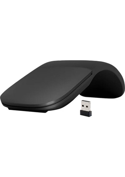 Kablosuz Katlanabilir Arc Touch Fare Ultra Ince Sessiz Ofis Pc Dizüstü Bilgisayar Siyah (Yurt Dışından) fiyatları