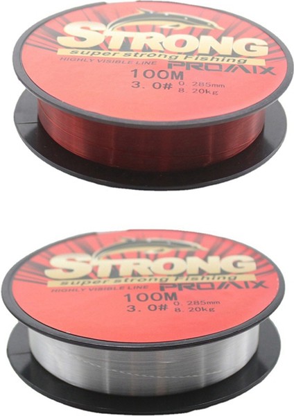 100M Şeffaf Naylon Misina Misinası Kırmızı Ana Misina Alt Misina Misinası Misina Numarası 0,8 Kırmızı (Yurt Dışından) indirimleri