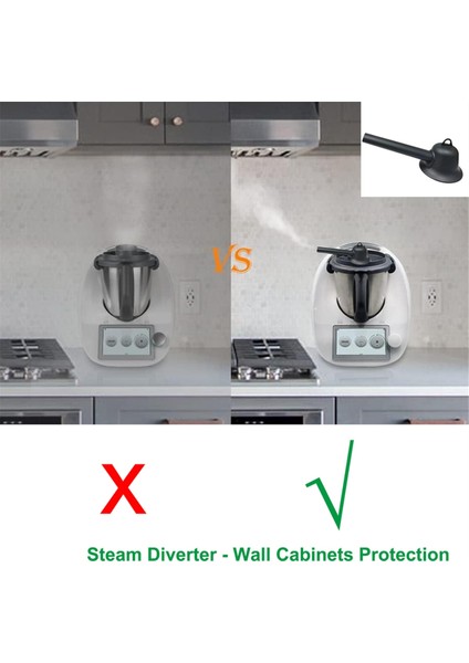 Thermomix Tm5 Tm6 TM31 Için Buhar Yönlendirici Monsieur Cuisine Connect Akıllı Düdüklü Tencere Hava Kılavuzu Egzoz Borusu (Yurt Dışından) indirimleri