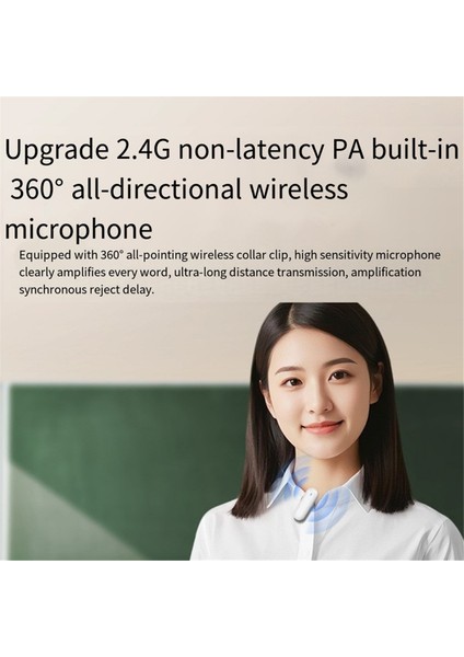 Öğretmenler, Yaşlılar ve Tur Rehberleri Için Lavalier Mikrofonlu Mini Kablosuz Megafon Hoparlör Taşınabilir Ses Amplifikatörü (Yurt Dışından) modelleri