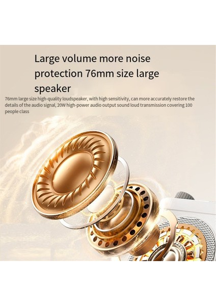 Öğretmenler, Yaşlılar ve Tur Rehberleri Için Lavalier Mikrofonlu Mini Kablosuz Megafon Hoparlör Taşınabilir Ses Amplifikatörü (Yurt Dışından) indirimleri