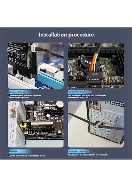 Wifi 6e Adaptörü 5400MBPS Bt5.2 Pcı-E Kablosuz Ağ Kartı AX5400 Wifi 6e Pcı-E 2.4g/5g/6ghz Wifi Kartı WIN10 WIN11 Için (Yurt Dışından) fırsatları
