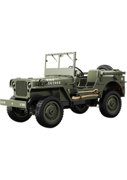 1/10 Rc Araba 2.4g Rc Araba 1941 4WD Rtr Paletli Tırmanma Ölçekli Kamyon Offroad Araç Yetişkin Oyuncakları Çocuklar Için Hediye Yeşil (Yurt Dışından)