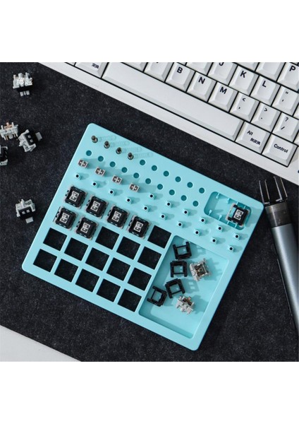 Klavye Anahtarları Yağlama Pedi Gürültü Azaltma Kitleri Sıcak Değiştirilebilir Mekanik Klavye Için Sessiz Pedler Gök Mavisi (Yurt Dışından) modelleri