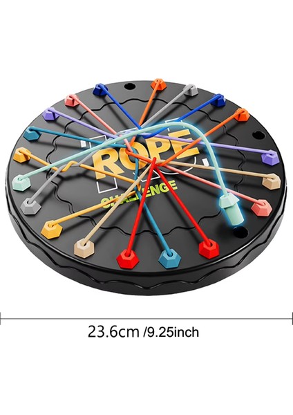 Düğümlü Halat Çözme Oyunu Bükülmüş Halat Bulmaca Oyunu Zeka Için Etkileşimli Beyin Bulmacası Ince Motor Becerileri Oyuncağı (Yurt Dışından) fırsatları