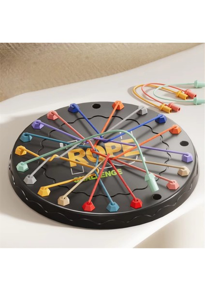 Düğümlü Halat Çözme Oyunu Bükülmüş Halat Bulmaca Oyunu Zeka Için Etkileşimli Beyin Bulmacası Ince Motor Becerileri Oyuncağı (Yurt Dışından) indirimleri