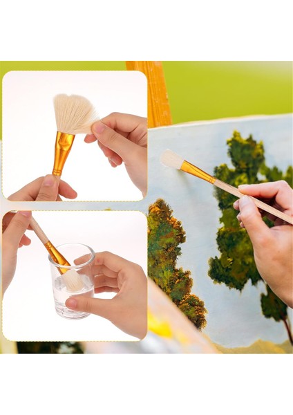 Seramik Sır Fırçaları, Seramik Sır Fırçaları, Akrilik Boyama Için Suluboya Paspas Fırçaları Için 10'lu Paket (Yurt Dışından) indirimleri