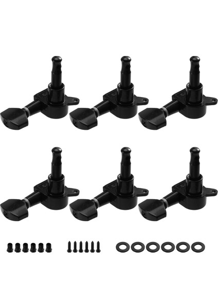 6 Sıralı Gitar 2 Pin Akort Aletleri Akort Anahtarları Çift Pin Akort Makinesi Kafaları Strat/tele/ıbanez/gitarlar Için (Yurt Dışından) fiyatları
