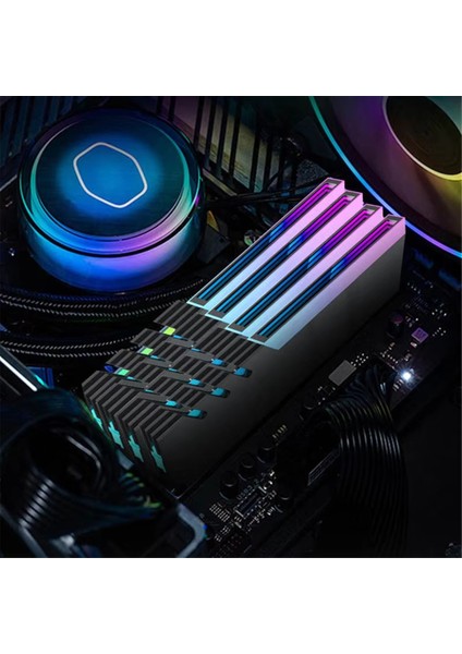 Bilgisayar Ddr4 Ddr5 5V Argb Senkronizasyon Bellek Modülü Radyatör Pc Rgb Renkli Ram Soğutucu Soğutucu Soğutma Shim Zırh Siyah (Yurt Dışından) fiyatları