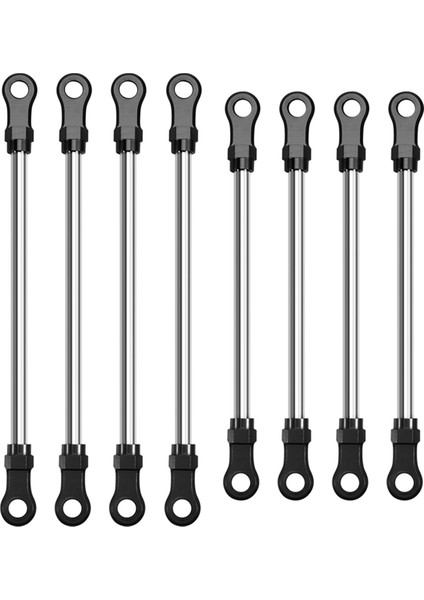 1/10 YK4016 Rc Araba Yükseltme Parçaları Siyah Için Rc Araba Yükseltme Şasisi Ayarlanabilir Çekme Çubuğu Kiti (Yurt Dışından)