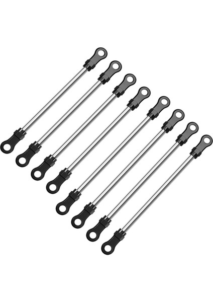 1/10 YK4016 Rc Araba Yükseltme Parçaları Siyah Için Rc Araba Yükseltme Şasisi Ayarlanabilir Çekme Çubuğu Kiti (Yurt Dışından) modelleri