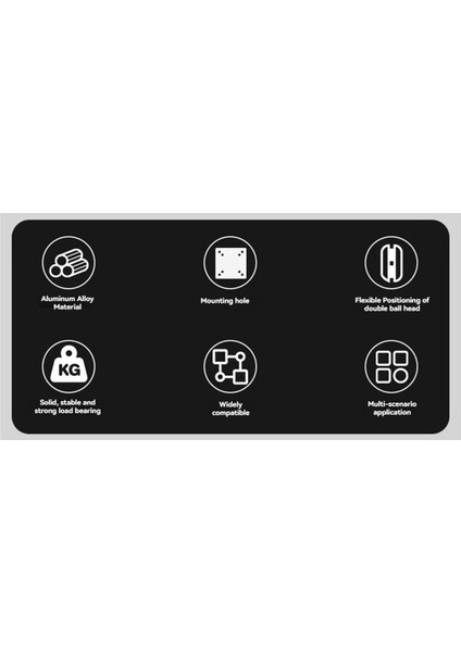 Vesa Montajlı Neewer Monitör Montaj Adaptörü, Delikli Bilgisayar Standı, Çift Bilyalı Mafsal (Yurt Dışından) fırsatları