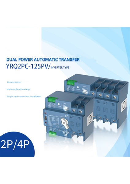 Ats Çift Güç Otomatik Transfer Anahtarı Jeneratör Veya Pv Enerjisini Şehre Dönüştürmek Için Güç Değiştirme Anahtarı Güneş Invertörü, D (Yurt Dışından) fırsatları