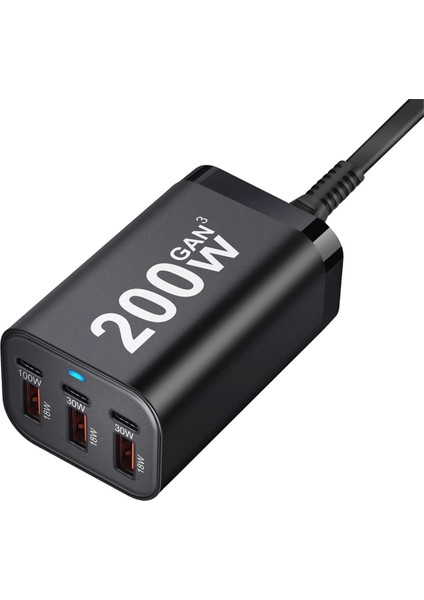 Yeni Stil 200W Gan Masaüstü 3C3A Şarj Cihazı Sınır Ötesi Özel Gan Cep Telefonu Şarj Cihazı Gan Şarj Cihazı Abd Fişi (Yurt Dışından) modelleri