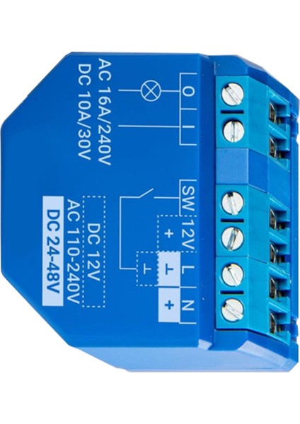 Shelly Plus 1 Akıllı Wifi Röle Anahtarı Kontrol Monitörü Ev Işıklarını Kontrol Etme Uygulamaları Garaj Kapıları Için Güç (Yurt Dışından) fiyatları