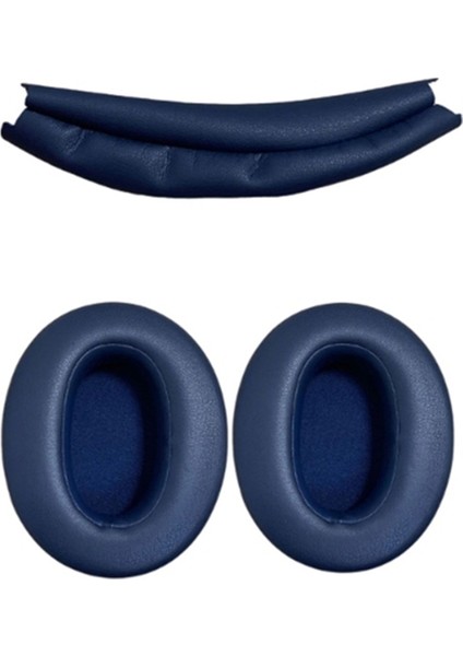 Sony WH-XB910N Için Yedek Deri Kulak Yastıkları ve Kafa Bandı Kılıfı - Rahat Kulaklık Yastıkları Mavi (Yurt Dışından) indirimleri