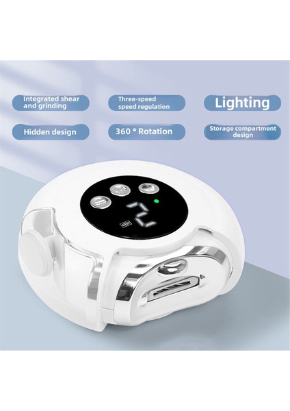 Otomatik Elektrikli Tırnak Makası Çok Işlevli Taşınabilir Tırnak Öğütücü Elektrikli Manikür Aleti (Yurt Dışından) fiyatları