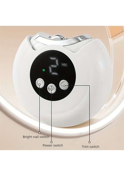 Otomatik Elektrikli Tırnak Makası Çok Işlevli Taşınabilir Tırnak Öğütücü Elektrikli Manikür Aleti (Yurt Dışından) fırsatları