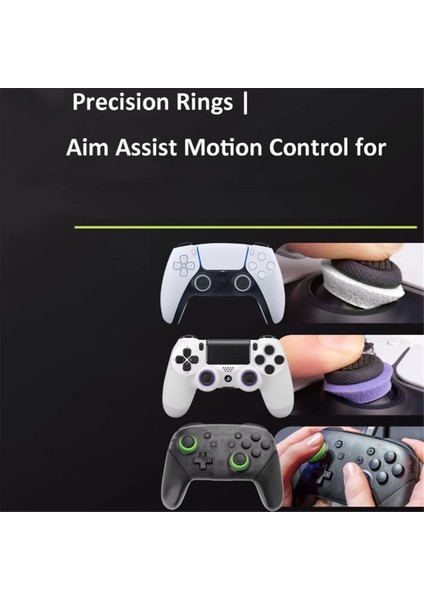 Ps5, Ps4, Xbox Series X/s, Xbox One, Xbox 360 ve Switch Pro Kontrol Cihazı Için 6 Adet Hassas Nişan Yardım Halkası Hassas Halkalar (Yurt Dışından) fırsatları