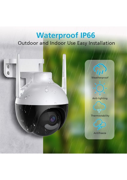 4K 4mp Ptz Otomatik Izleme Ip Icsee Wifi Kamera Renkli Ev Güvenlik Ses Dış Mekan Video Gözetimi Ab Fişi (Yurt Dışından) fırsatları