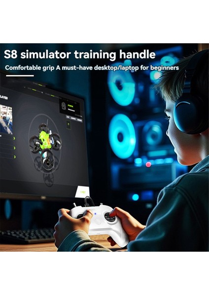 Startrc Fpv Drone 8 Kanal Uçuş Simülatörü Uzaktan Kumandalı Sap Desteği Kalkış/drl/aı Drone/freerider/skydive Masaüstü/dizüstü Bilgisayarlar Için (Yurt Dışından) fiyatları