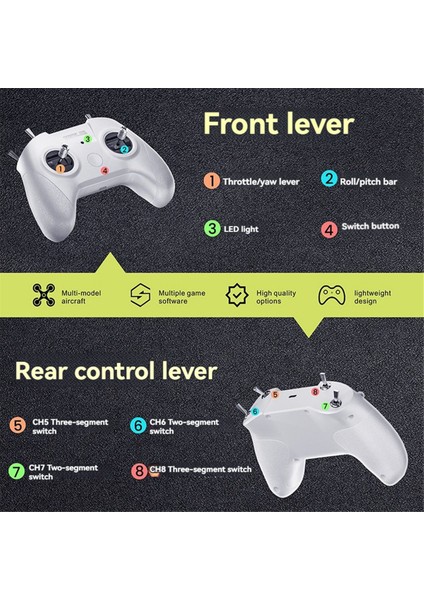 Startrc Fpv Drone 8 Kanal Uçuş Simülatörü Uzaktan Kumandalı Sap Desteği Kalkış/drl/aı Drone/freerider/skydive Masaüstü/dizüstü Bilgisayarlar Için (Yurt Dışından) indirimleri