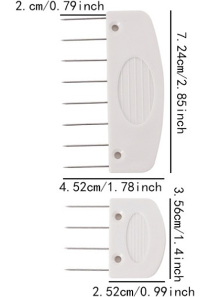 20 Parça Örgü Blokaj Seti Paslanmaz Çelik Örgü Blokaj Tarakları ve 2 Boyutlu Iğneler Dıy Örgü Tığ Işi Malzemeleri Için (Yurt Dışından) modelleri