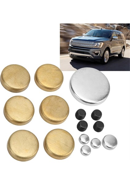 Pirinç Donma Tapası Kiti Motor Genişletme Tapaları PE-108R PE108B Küçük Blok Windsor Motorları Için 255CI, 260CI, 289CI 1962-2001 (Yurt Dışından) modelleri