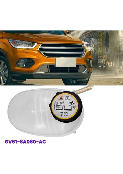 Ford Kuga Mk2 Ecoboost 2017-2019 GV618A080AD Için Araba Radyatör Rezervuarı Soğutma Suyu Genleşme Tankı Grubu GV61-8A080-AC (Yurt Dışından) modelleri