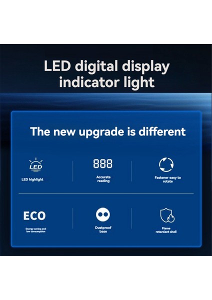 LED Dijital Voltmetre Ampermetre Hertz Metre AC6-500V Sinyal Işıkları Voltaj Akım Frekans Ölçer Gösterge Test Cihazı Beyaz (Yurt Dışından) modelleri