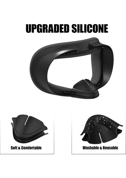 Meta Quest 3s Silikon Burun Pedi Vr Başlığı Ter Önleyici Yedek Burun Kılıfı Meta Quest 3s Vr Aksesuarları Için (Yurt Dışından) indirimleri
