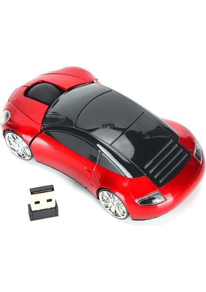 Kablosuz Araba Faresi Kablosuz Araba Şeklinde Ergonomik Optik Kablosuz Fareler USB Alıcılı Fareler Pc Ofis Için (Yurt Dışından) fırsatları