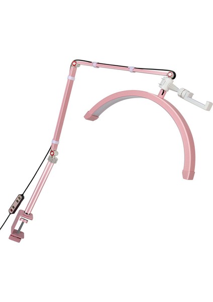 Yarım Ay LED Lamba Profesyonel Halka Işıklar Tırnak Aydınlatması Için Dolgu Işığı Makyaj Güzellik Vlog Canlı Yayın Abd Fişi (Yurt Dışından) fırsatları