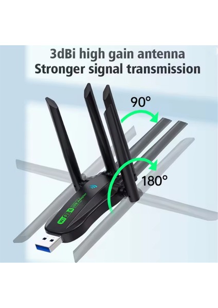900MBPS Wifi Ağ Kartı 2.4g/5ghz Bluetooth 5.4 Wi-Fi Dongle AX900 USB 4 Antenli Kablosuz Alıcı Pc/dizüstü Bilgisayar Için (Yurt Dışından) fiyatları