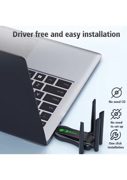 900MBPS Wifi Ağ Kartı 2.4g/5ghz Bluetooth 5.4 Wi-Fi Dongle AX900 USB 4 Antenli Kablosuz Alıcı Pc/dizüstü Bilgisayar Için (Yurt Dışından) fırsatları