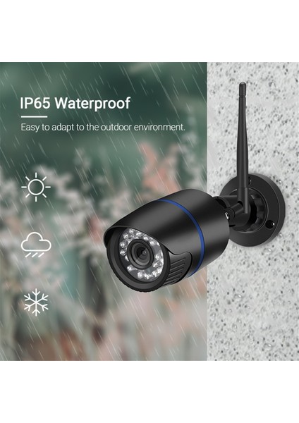 5mp Wıfı Kameralar Hd 1080P Su Geçirmez Açık Ip Çerçevesi Ics Eu Fişi Ses Kaydının Parmakla Görüntülenmesi (Yurt Dışından) fırsatları