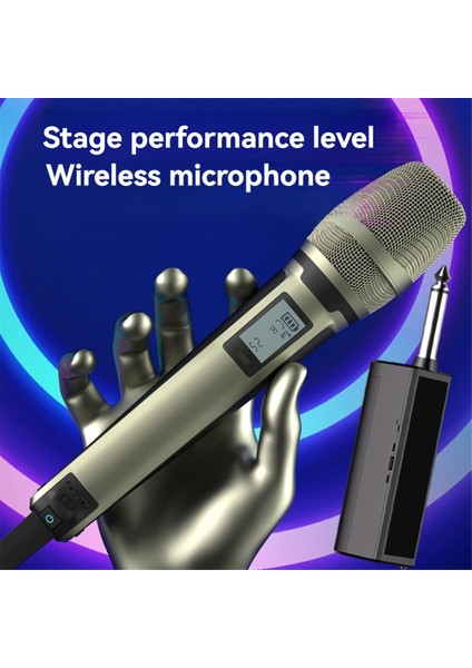 SKM9000 Kablosuz Mikrofon Profesyonel Uhf Frekansı Ayarlanabilir Mükemmel Ses Netliği Gösteri, Öğretim, Düğün C (Yurt Dışından) fiyatları